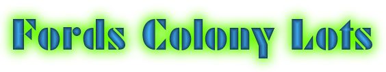 Ford's Colony Lots
