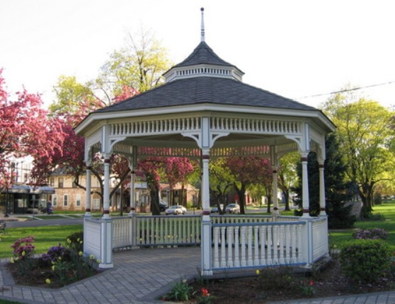 Milford CT Green Gazebo