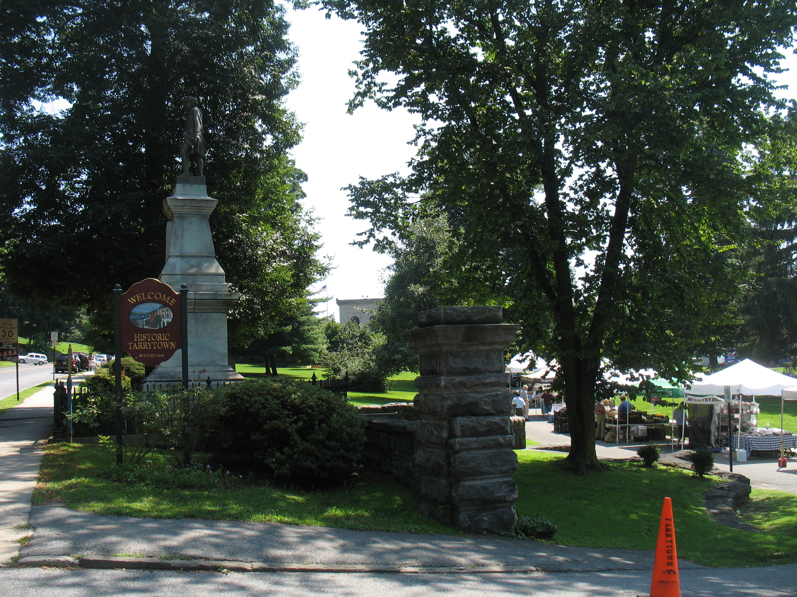 Statue of Major Andre at Patriots Park