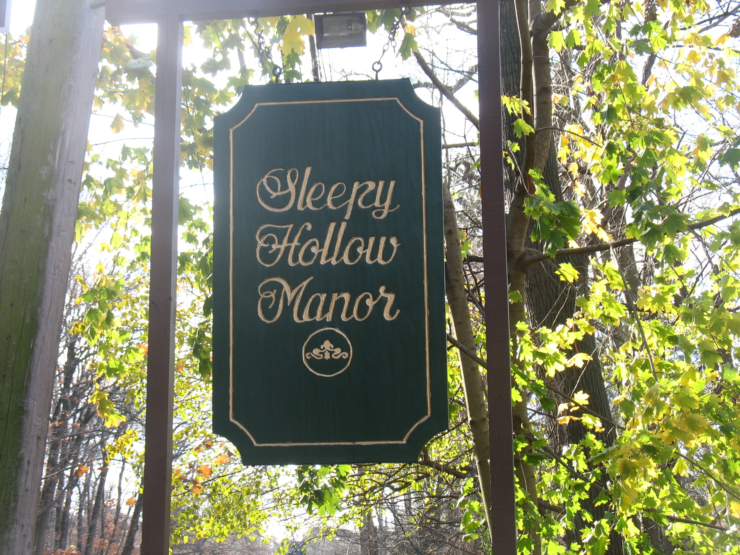Entrance to Sleepy Hollow Manor