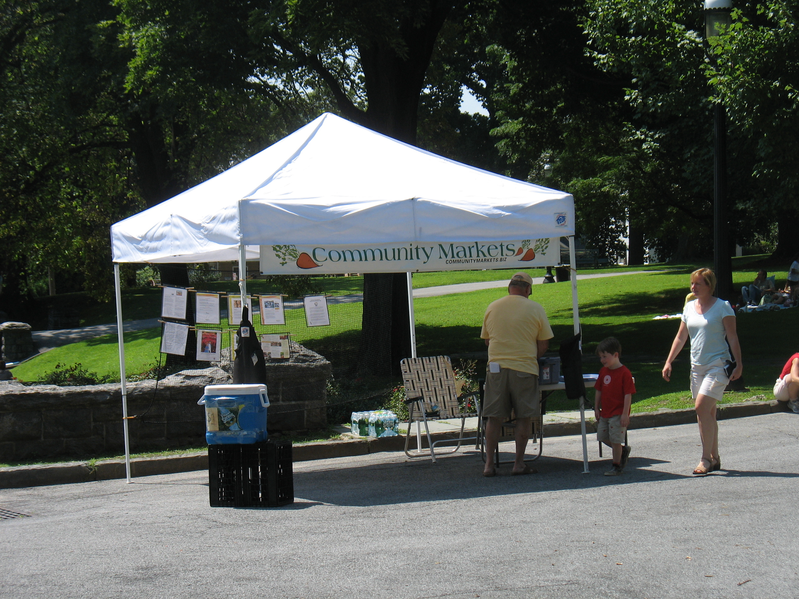 Organic Market every Saturday at Patriots Park