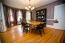 Dining room featuring bow window no image