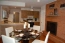 Kitchen with fireplace no image
